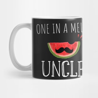 One In A Melon Uncle- Funny Watermelon Summertime Gift Mug